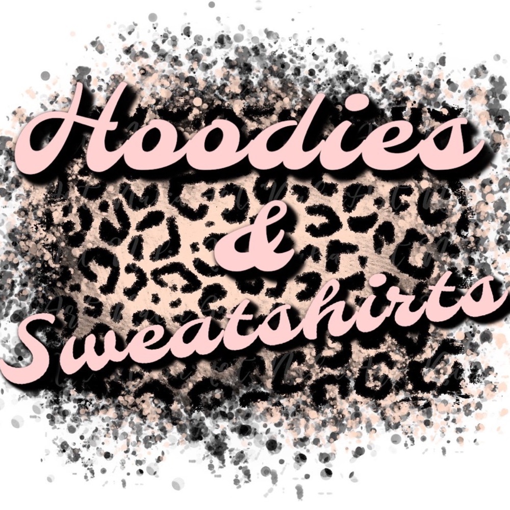 Hoodies and sweatshirts below
